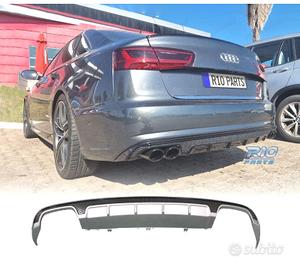 DIFFUSORE PER AUDI A6 C7 16- LOOK S6