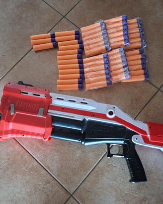 Nerf Hasbro Fortnite TS, Mega Blaster con Dardi