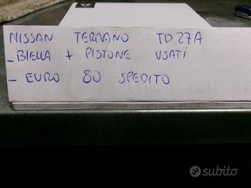 Pistone con biella nissan terrano 2.7 td