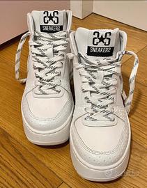 Scarpe Sneakers da donna bianche 2Star numero 38