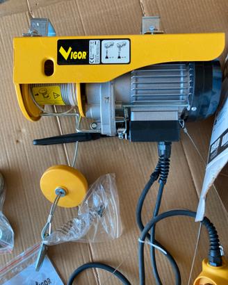 Paranco elettrico 250 kg Vigor