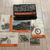 Borsa manuali ktm sx exc 250 300 400 450 ECC