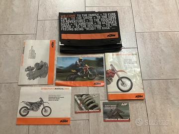 Borsa manuali ktm sx exc 250 300 400 450 ECC