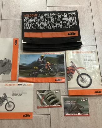 Borsa manuali ktm sx exc 250 300 400 450 ECC