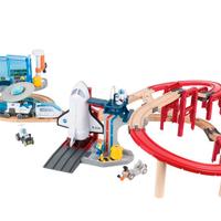 Pista in legno Playtive ferrovia stazione spaziale