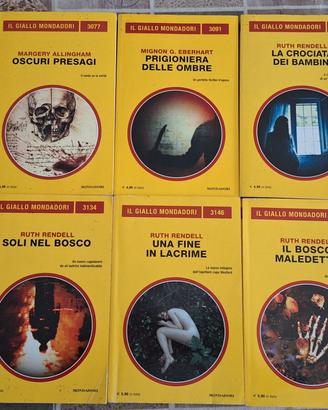 6 Gialli Mondadori d'annata
