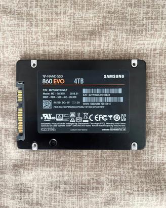 SSD SAMSUNG 860 EVO  4TB