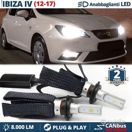 Lampade LED H7 per Seat IBIZA 4 6J Bianche CANbus