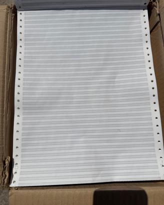 Carta x stampante ad aghi