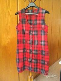 Scamiciato scozzese taglia M 44/46