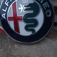 Insegna luminosa Alfa Romeo Ø 80