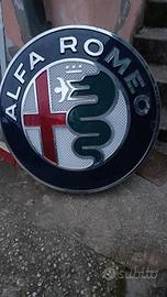Insegna luminosa Alfa Romeo Ø 80