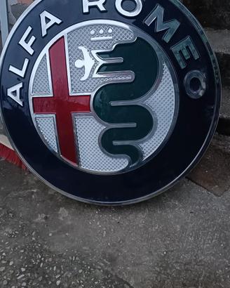 Insegna luminosa Alfa Romeo Ø 80