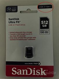 SanDisk Ultra Fit USB 3.1/3.2 Flash Drive 512GB