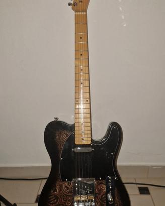 Harley Benton TE-70 Black Paisley

