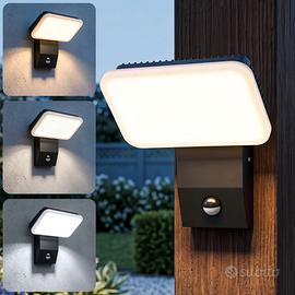 Lampada LED esterno con sensore movimento NUOVA