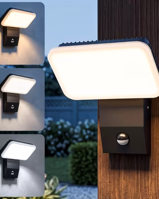 Lampada LED esterno con sensore movimento NUOVA