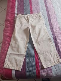 Pantaloni beige anni 4 marca Dolce e Gabbana