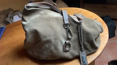 Borsa tracolla camoscio capiente VANGI