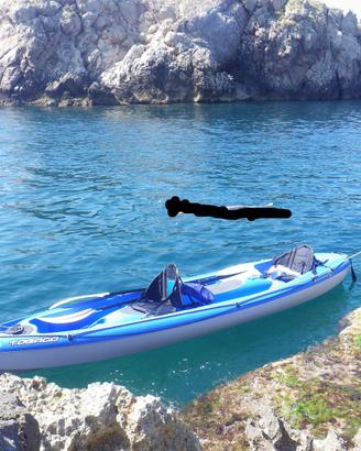 Kayak Biposto Bic Tobago + pagaie +sedili+carrello