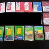 Lotto 13 mappe carte varie editrici