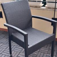 Sedie rattan sintetico 