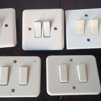 Interuttori doppi luce casa vintage