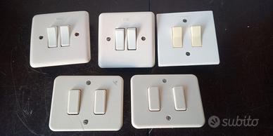 Interuttori doppi luce casa vintage