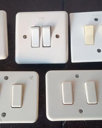 Interuttori doppi luce casa vintage