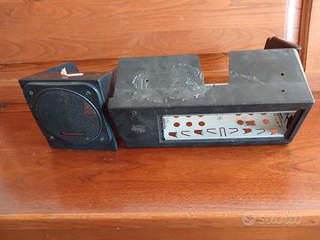 Consolle Sottoplancia Porta Autoradio d'Epoca 
