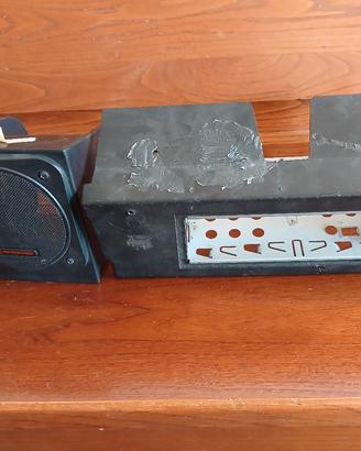 Consolle Sottoplancia Porta Autoradio d'Epoca 