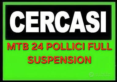 MTB 24 POLLICI FULL SUSPENSION