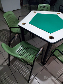 Tavolo da gioco più sedie