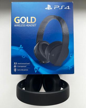 Cuffie PS4 Gold