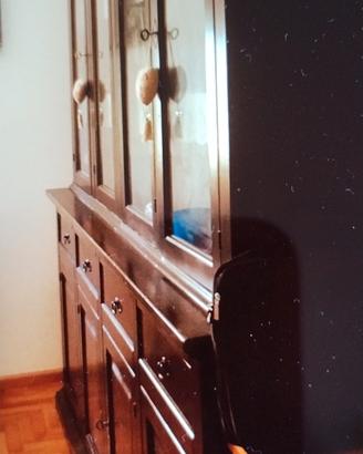 cristalliera libreria credenza