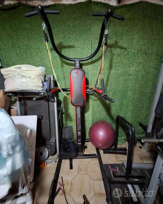 Domyos DS 980 Panca romana, stazione corpo libero