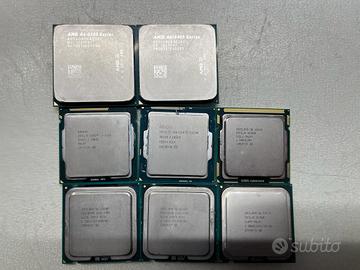 CPU PROCESSORE AMD INTEL