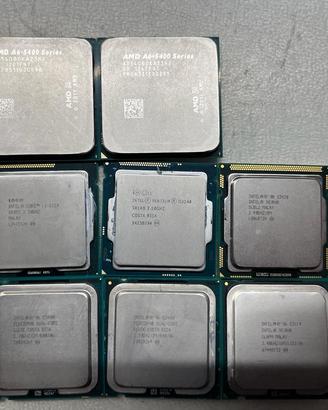 CPU PROCESSORE AMD INTEL