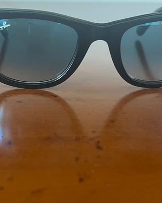 Ray-Ban Wayfarer RB2140 Originali Nuovi Blu Gradie