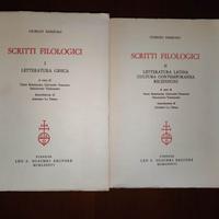 Giorgio Pasquali - Scritti filologici