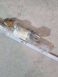 Bastone per tenda in metallo legno - 127 cm