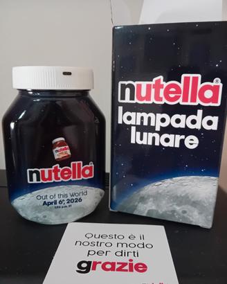 2 lampade lunari Nutella 