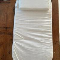 Materassino culla navicella e 2 coprimaterasso