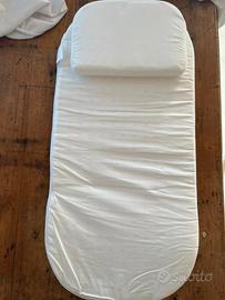 Materassino culla navicella e 2 coprimaterasso