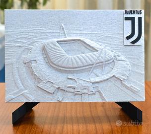 Juventus Quadretto Allianz Stadium , Bianco Marmo