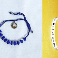 2 Bracciali di Lourdes: IN CORDA, IN SILICONE