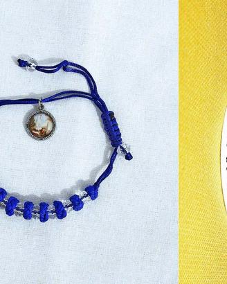 2 Bracciali di Lourdes: IN CORDA, IN SILICONE