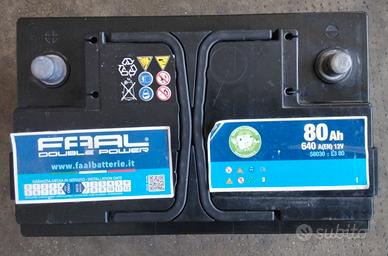 Batteria auto usata 80Ah 640A