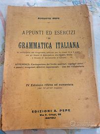 Libro antico Grammatica italiana di Augusto Pepe - Libri e Riviste In  vendita a Salerno