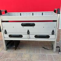 Scaffale Cassettiera per autocarro furgone
